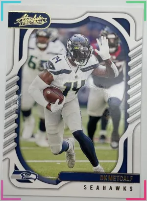 2020 Panini Absolute Football DK Metcalf #83 Yellow Foil Seahawks