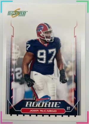 2006 Score - Rookie John McCargo #390 (RC) Bills