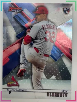 2018 Bowman's Best - Jack Flaherty #41 Refractor (RC) Cardinals