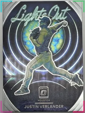 2022 Panini Donruss Optic Lights Out Justin Verlander #LO-10 Houston Astros
