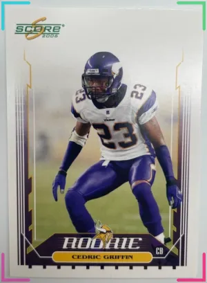 2006 Score #432 Cedric Griffin Minnesota Vikings Football Card