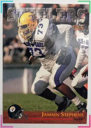 1996 Classic NFL Rookies #24 Jamain Stephens RC Steelers