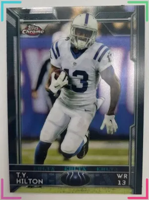2015 Topps Chrome Mini - #43 T.Y. Hilton Colts
