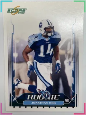 2006 Score - Rookie Jonathan Orr #356 Pro Uniform (RC) Titans