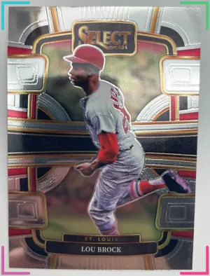 2024 Panini Select - Concourse Lou Brock #85 Cardinals