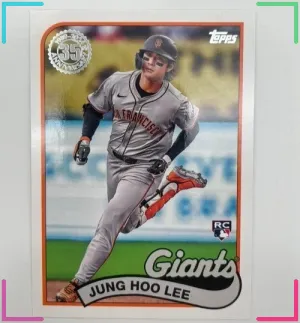2024 Topps Update Series - 1989 Topps Baseball Jung-Hoo Lee #89US-28 (RC) Giants