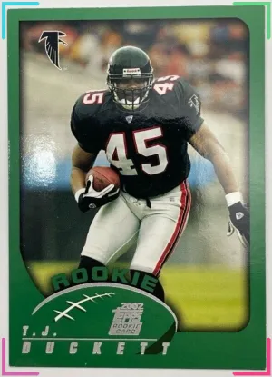 2002 Topps - #373 T.J. Duckett (RC) Falcons