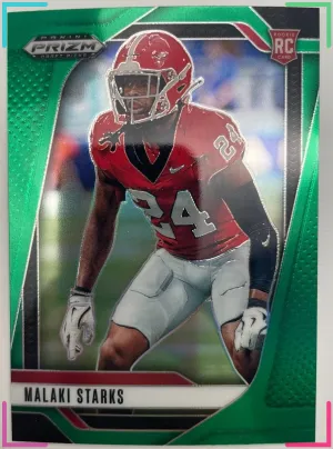 2025 Panini Prizm Draft Picks - Malaki Starks #32 (RC) Green Prizm