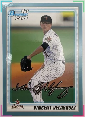 2010 Bowman Draft Prospects Blue Baseball Card #BDPP45 Vincent Velasquez /399