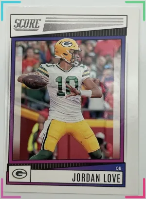 2022 Panini Score Football #98 Jordan Love Green Bay Packers Card