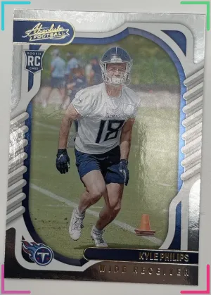 2022 Panini Absolute #180 Kyle Philips Yellow Label Rookie Card