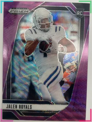 2025 Panini Prizm Draft Picks - Jalen Royals #139 Purple Wave Prizm (RC)