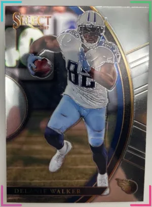 2017 Panini Select Concourse Delanie Walker #65 Uncorrected Error Prizm on Back