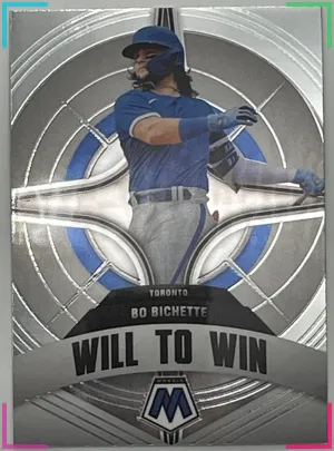 2022 Panini Mosaic #WW-4 Bo Bichette Will to Win Toronto Blue Jays