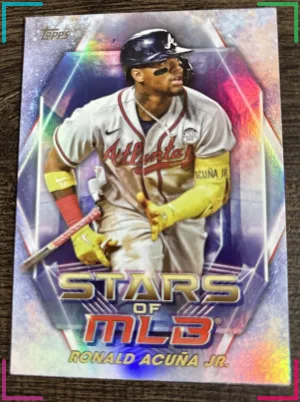 2023 Topps Ronald Acuna Jr SMLB-3 Stars Of MLB Insert Atlanta BRAVES