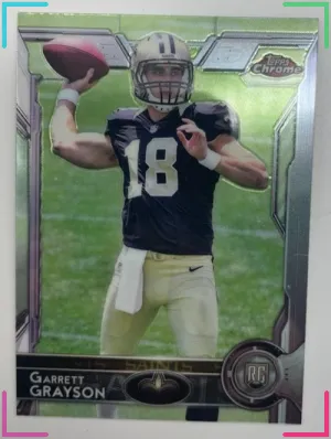 2015 Topps Chrome Mini - Rookies Garrett Grayson #151 Throwing (RC) Saints