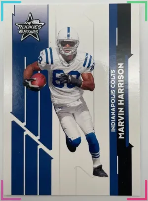 2006 Leaf Rookies & Stars #47 Marvin Harrison Indianapolis Colts Football Card