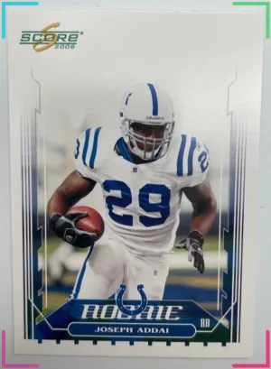 2006 Score Joseph Addai Rookie Indianapolis Colts #377 (Pro Jersey)