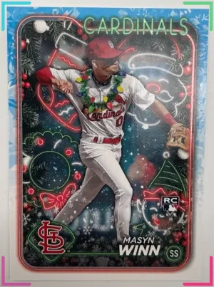 2024 Topps Holiday - Masyn Winn #H94 (RC) Cardinals