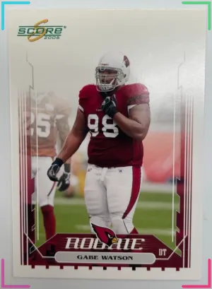 2006 Score - Rookie Gabe Watson #374 Pro Jersey (RC) Cardinals