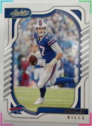 2022 Josh Allen Panini Absolute #25 Yellow Foil Buffalo Bills Free Shipping