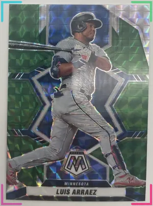2022 Panini Mosaic #30 Luis Arraez Green Mosaic Marlins Padres