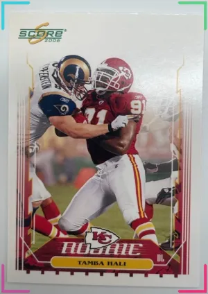 2006 Score - Rookie Tamba Hali #368 Pro Jersey (RC) Chiefs