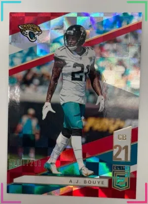 2019 Panini Donruss Elite - #69 A.J. Bouye Red 101/299 Jaguars