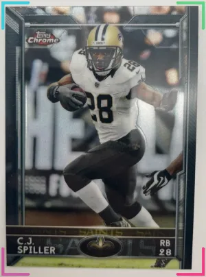 2015 Topps Mini Chrome - C.J. Spiller #78 Saints