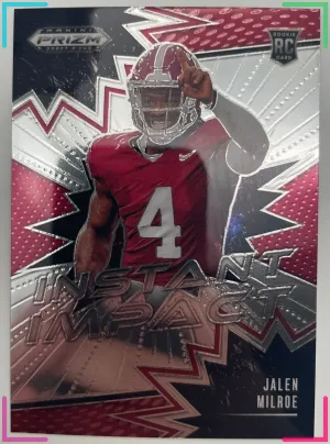 2025 Panini Prizm Draft Picks - Instant Impact Jalen Milroe #II-JME (RC)