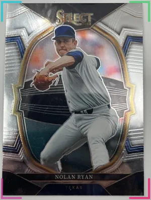 NOLAN RYAN 2023 Panini Select Concourse SILVER PRIZM #1 Texas Rangers