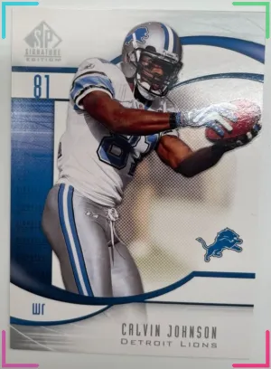 2009 NFL SP Signature Edition | Calvin Johnson | #98 | Detroit Lions