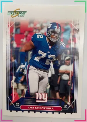 2006 Score - Osi Umenyiora #182 Giants