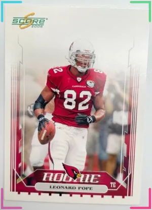 2006 Score - Rookie Leonard Pope #378 (RC) Cardinals