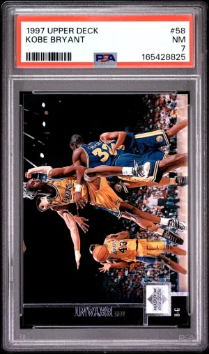 1997 Upper Deck Kobe Bryant PSA 7 #58