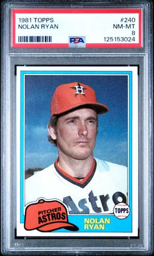 1981 Topps Nolan Ryan PSA 8 #240