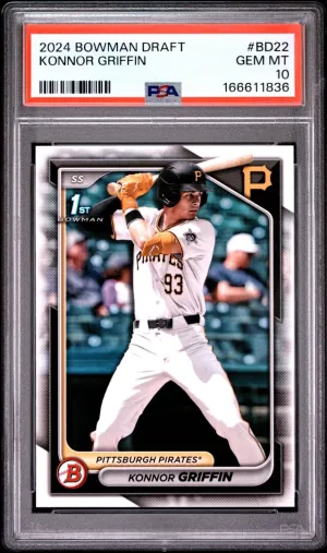 2024 Bowman Draft Konnor Griffin PSA 10 #BD22