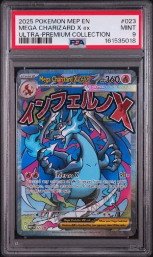2025 Pokemon Mega Charizard X Ex Ultra-premium Collection PSA 9 #023