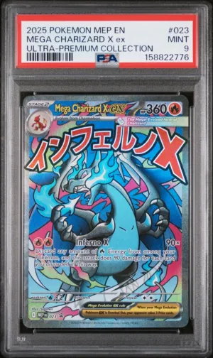2025 Pokemon Mega Charizard X Ex Ultra-premium Collection PSA 9 #023