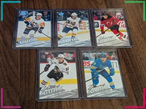 Young Guns RC Lot x5 Boisvert 2026-27 Upper Deck Series 1 Uchacz Lindstein