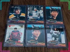 YOUNG GUNS Canvas Lot x6 2025-26 UPPER DECK ROOKIE RC