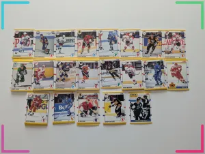 Complete Set 1990-91 Score Rookie and Traded Hockey 110-Card Factory Boxed Jagr
