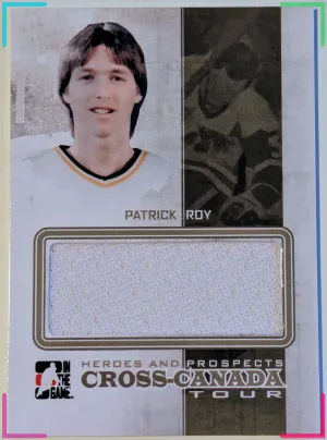 🔥# 1/1 Patrick Roy Relic 2011 In The Game BTP Cross-Canada Tour Calgary Rare🔥