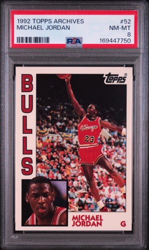 1992 Topps Archives Michael Jordan PSA 8