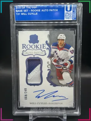 2023-24 UD The Cup Will Cuylle Rookie Patch Auto /249 RPA #131