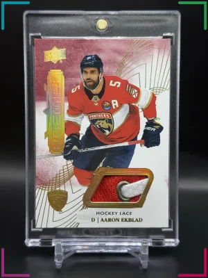 2022-23 UD Premier Aaron Ekblad Hockey Lace /5 Game Used #69