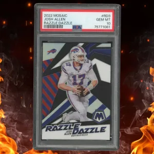2022 Panini Mosaic Josh Allen Razzle Dazzle #RD-3 PSA 10