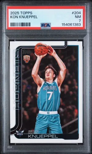 2025 Topps Kon Knueppel RC PSA 7 #204