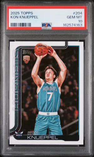 2025 Topps Kon Knueppel RC PSA 10 #204