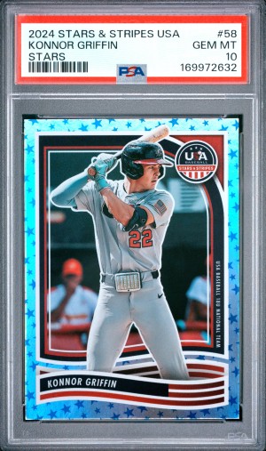2024 Panini Stars & Stripes Usa Konnor Griffin Stars PSA 10